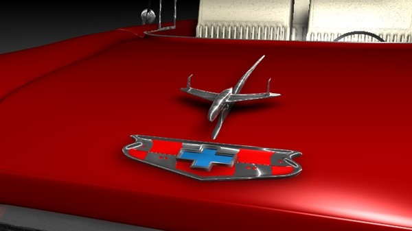 3dsmax classic chevrolet - Chevrolet 1950s Bel Air (With Interior)... by Whong